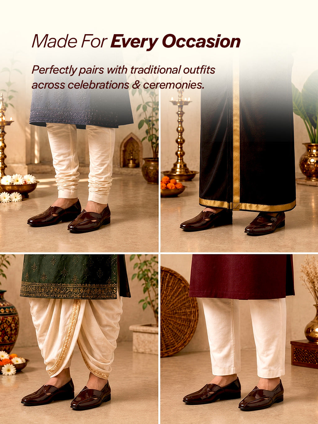 kurta shoes for men