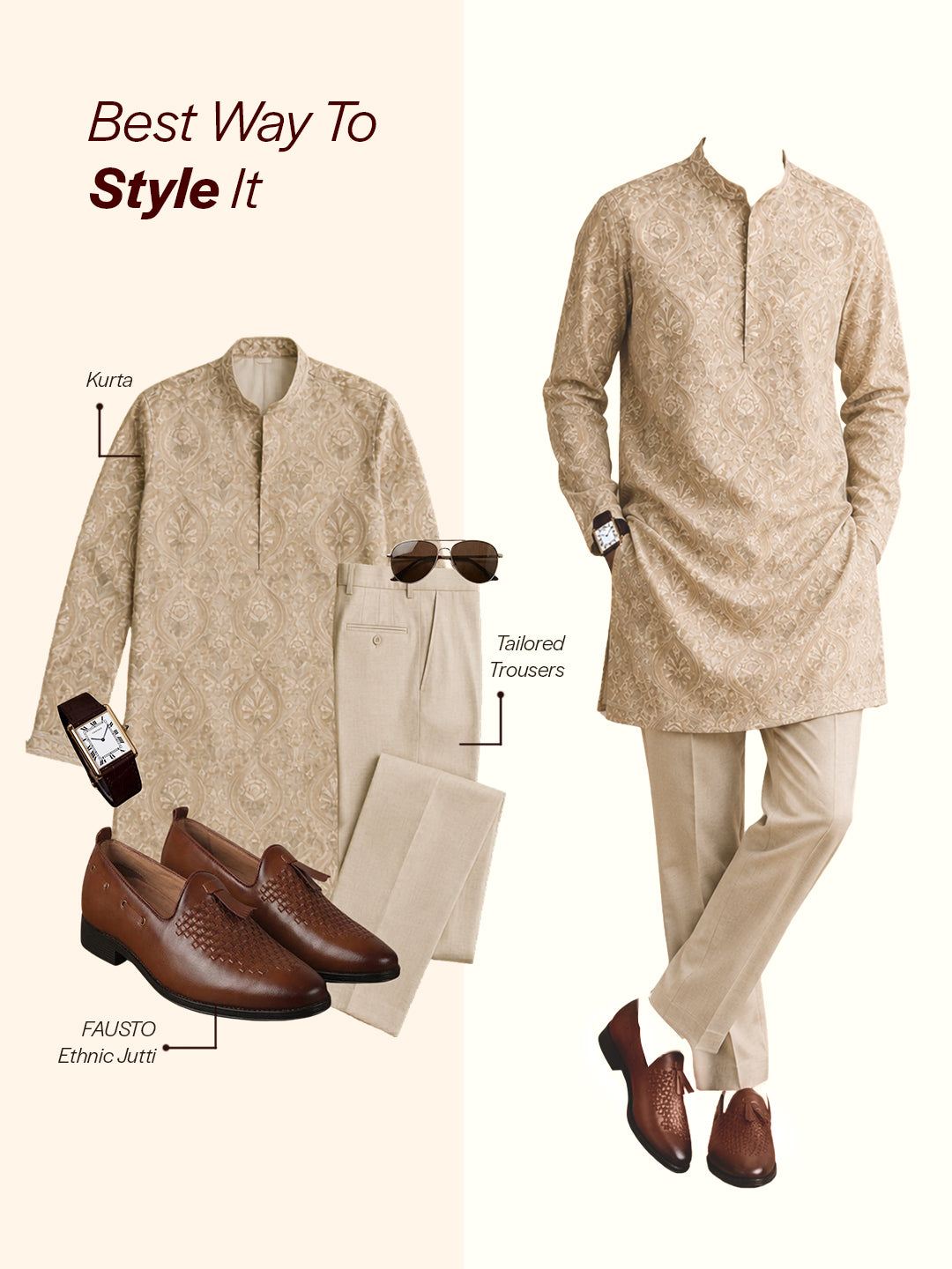 kurta pajama shoes for men