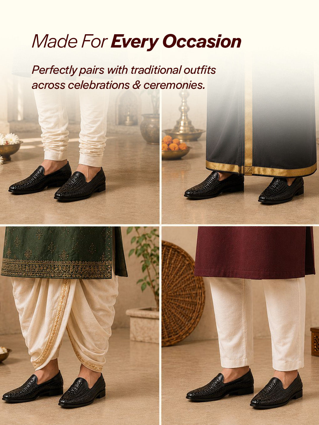 kurta shoes for men