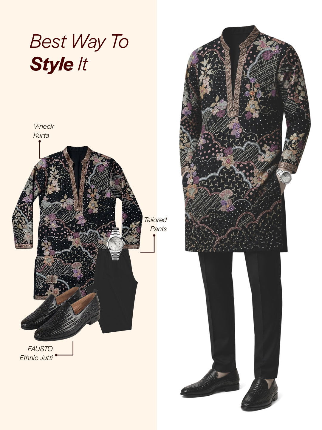 kurta shoes for men