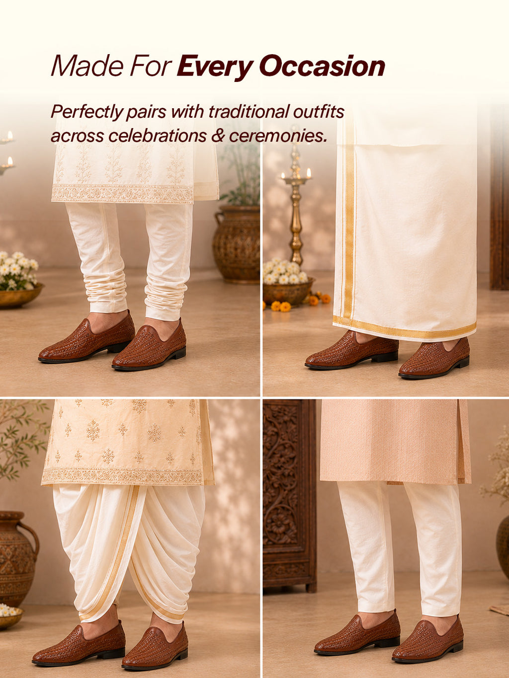 kurta shoes for men