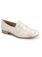 Men Cream Embroidery Sequin Fabric Upper Ethnic Party Juttis Mojaris for Kurta|Slip On Loafers for Indo-Western Events|Wedding Traditional Sherwani Anti Skid Slip Ons Shoe
