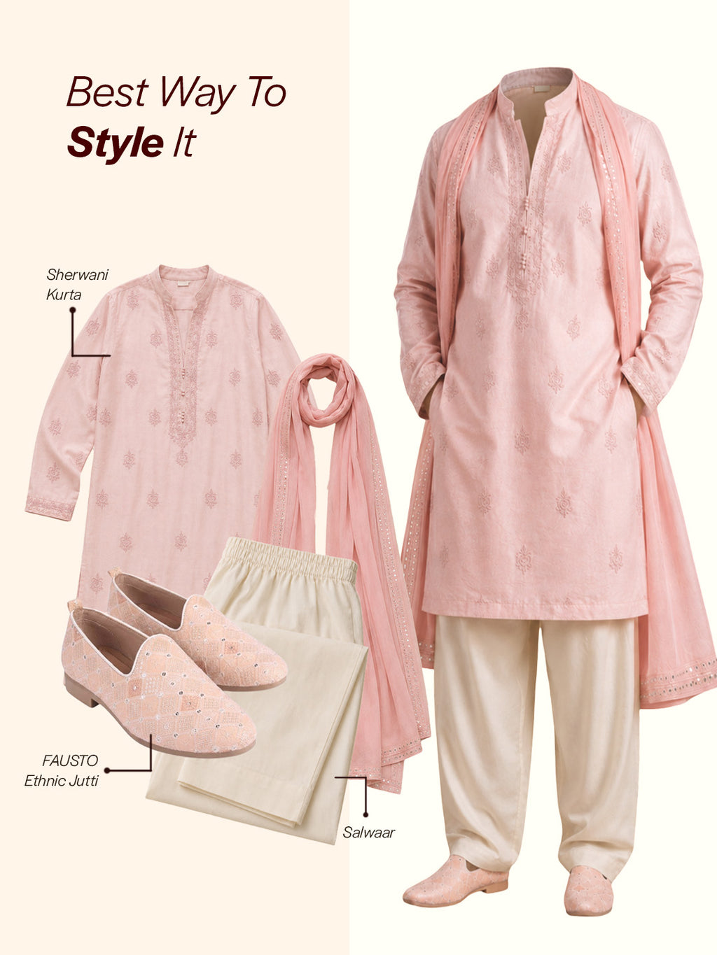 kurta pajama shoes for men