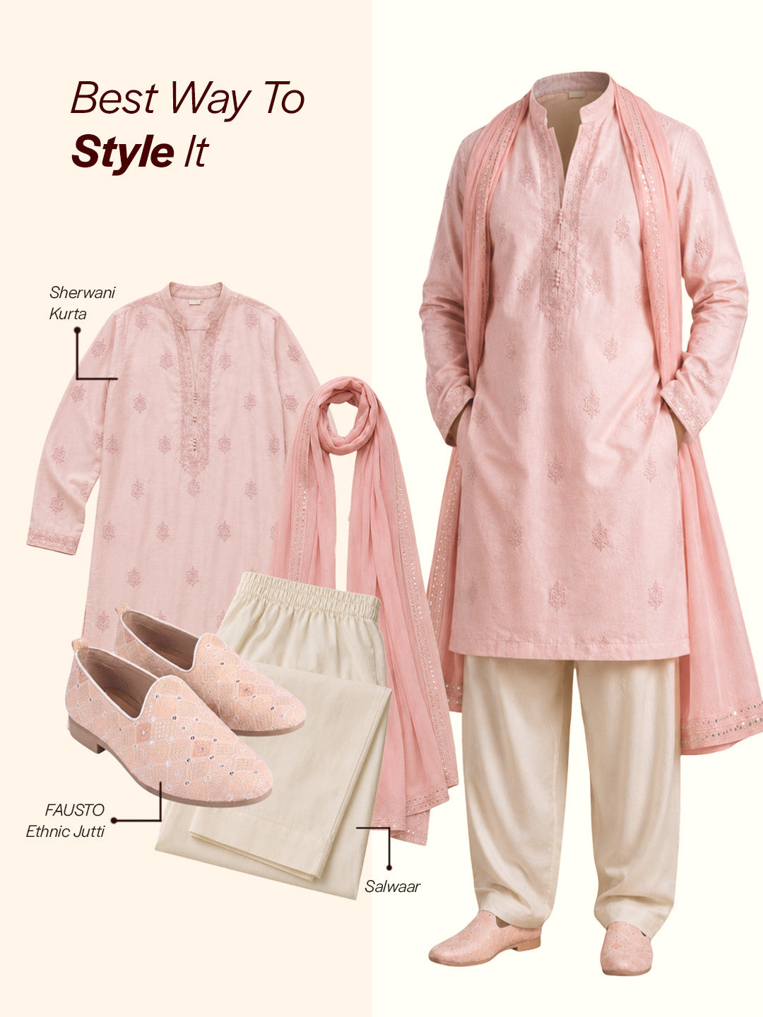 kurta pajama shoes for men