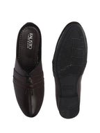 Men Brown Back Open Ethnic Slip On Mules with Soft Cushion Comfort|Slip-Resistant Sole|Perfect for Weddings, Festivals, Sherwani, Indo-Western Outfits
