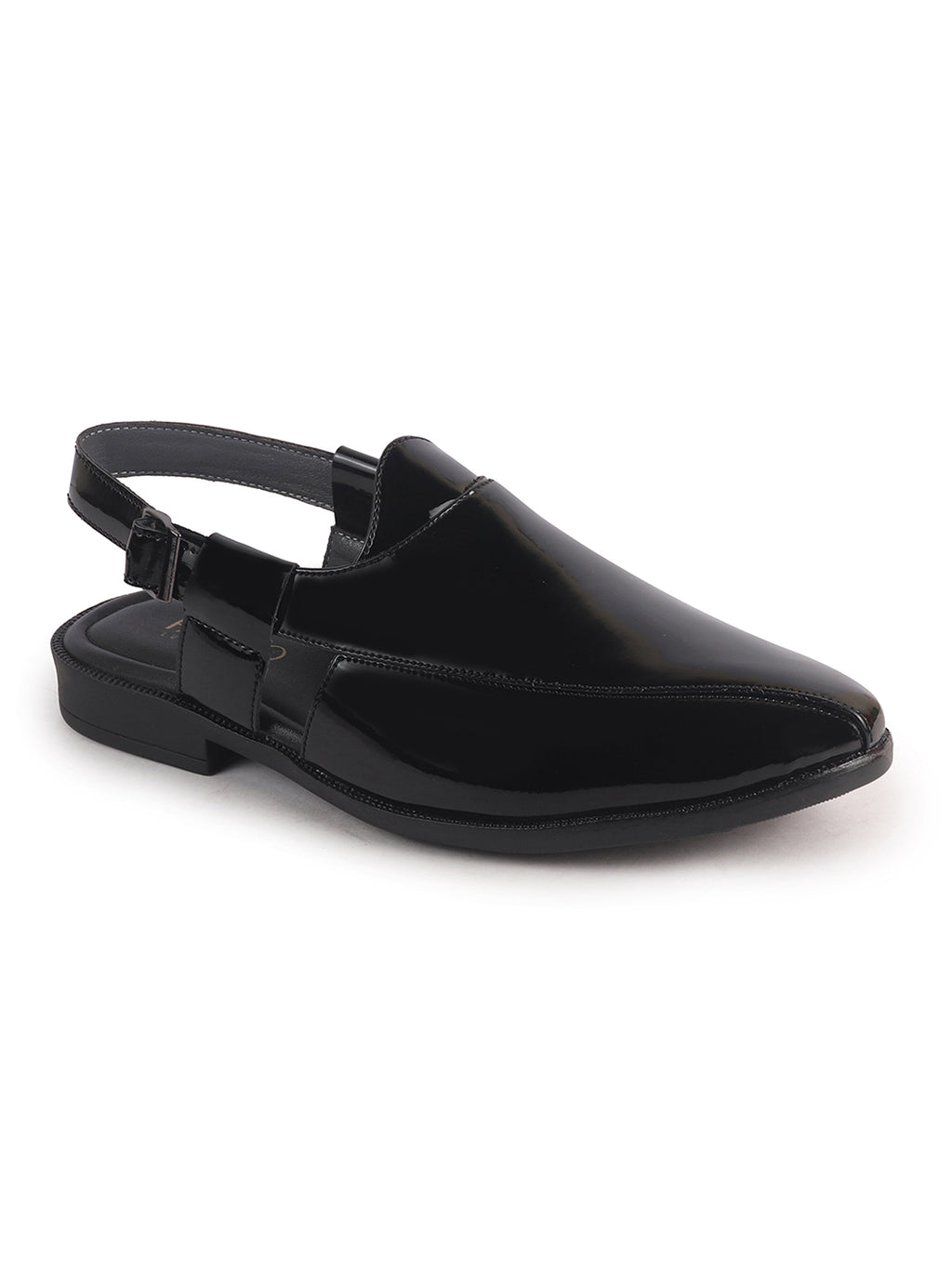 patent leather loafers slingback