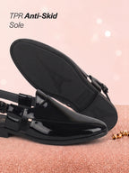 men patent leather sandals dressy