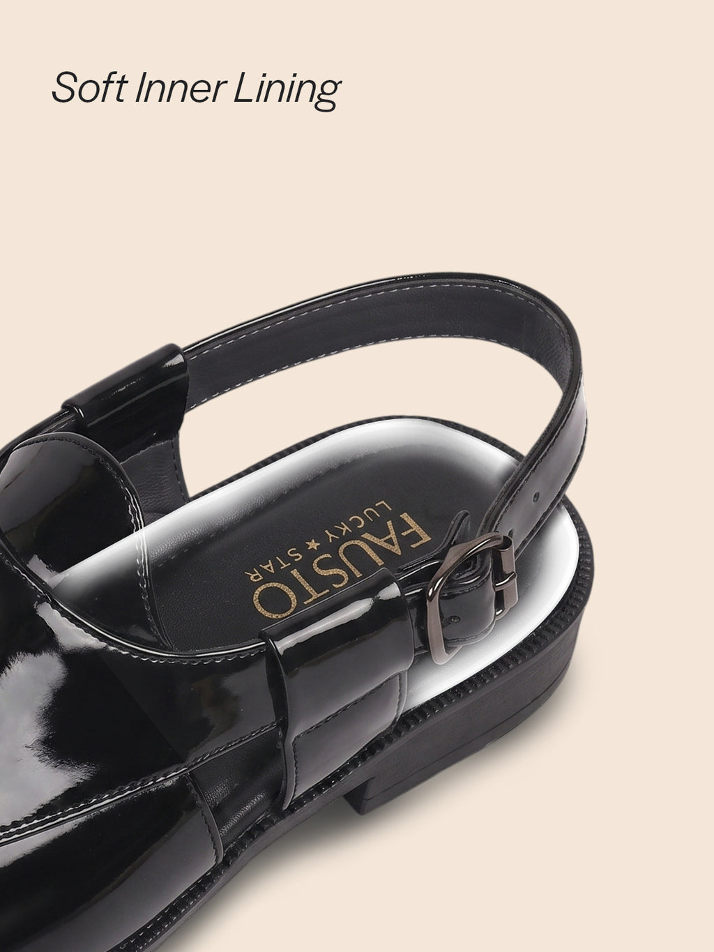 men patent leather sandals dressy