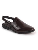 men patent leather sandals dressy