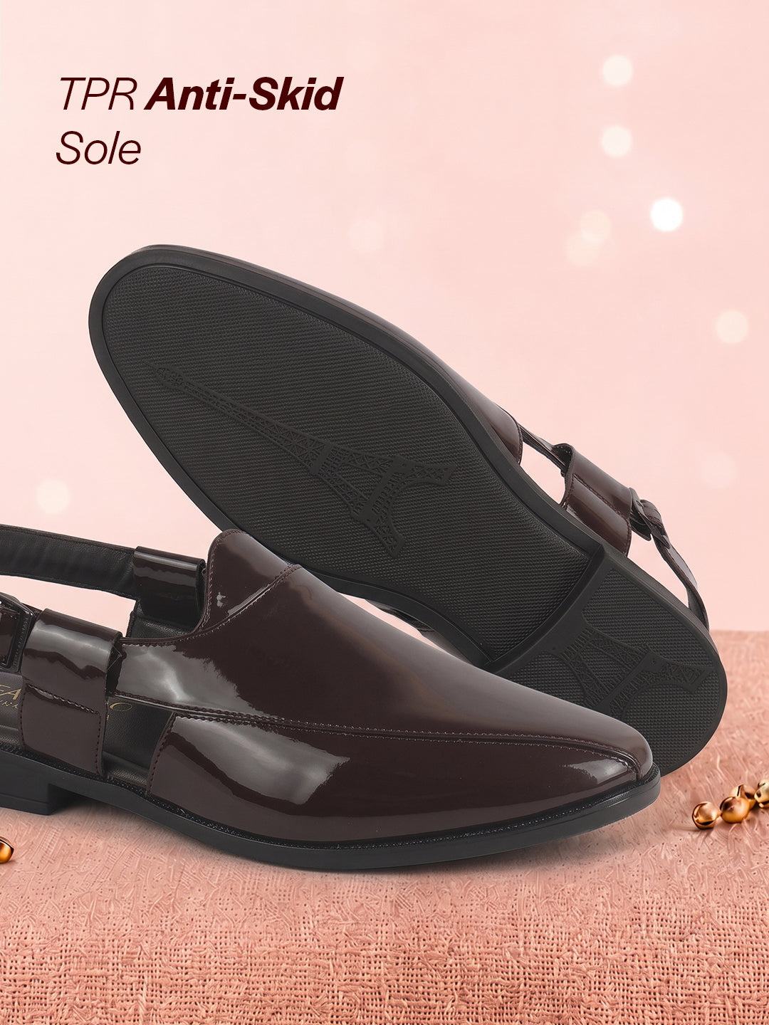 men party wear sandals leather