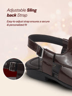 men semi formal slingback shoes