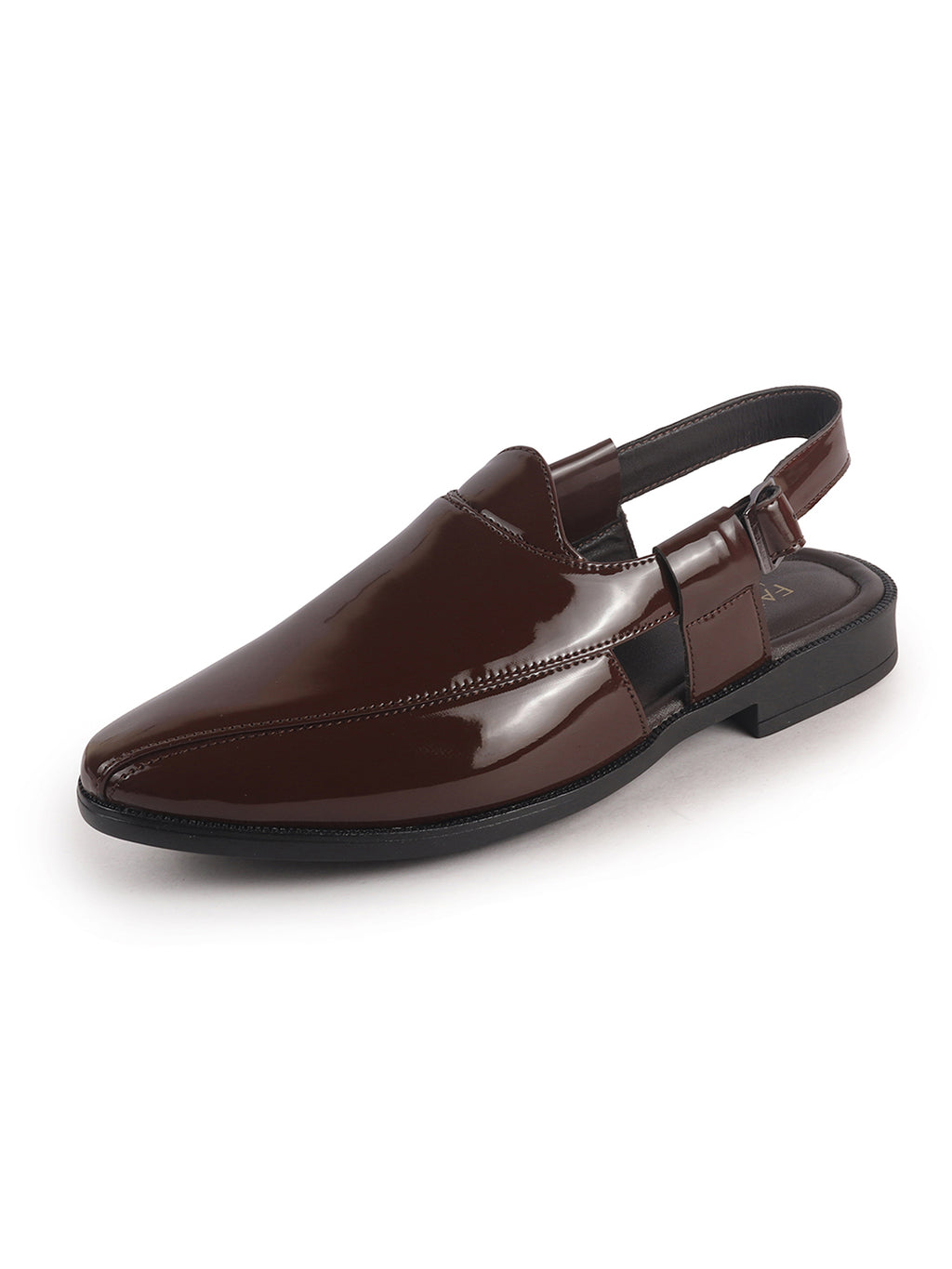 shiny wedding sandals for men