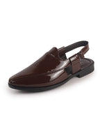 shiny wedding sandals for men
