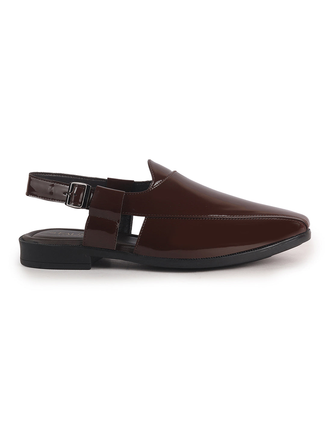men patent leather sandals dressy