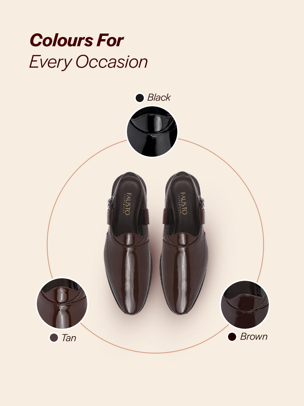 men semi formal slingback shoes