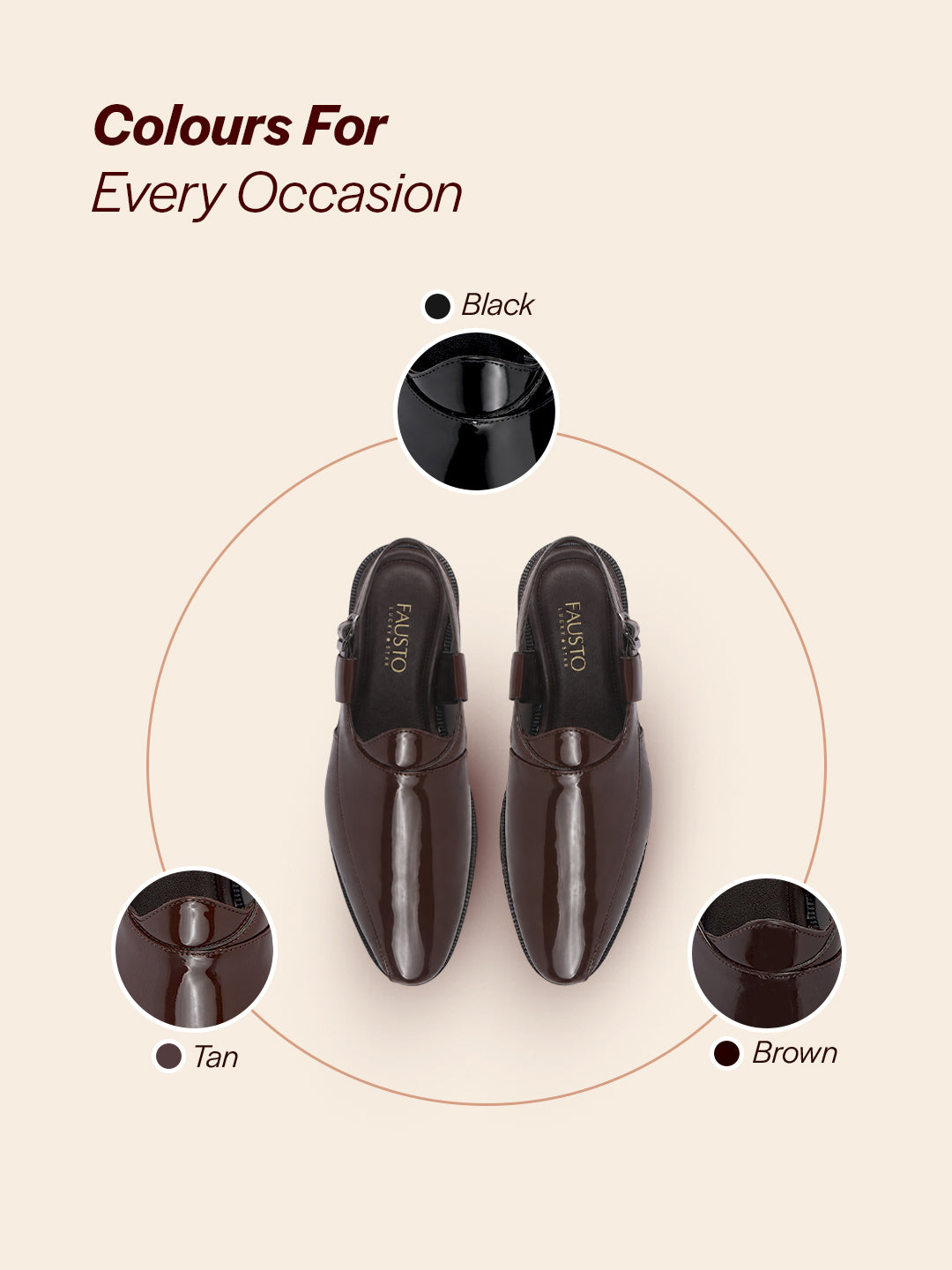 men semi formal slingback shoes