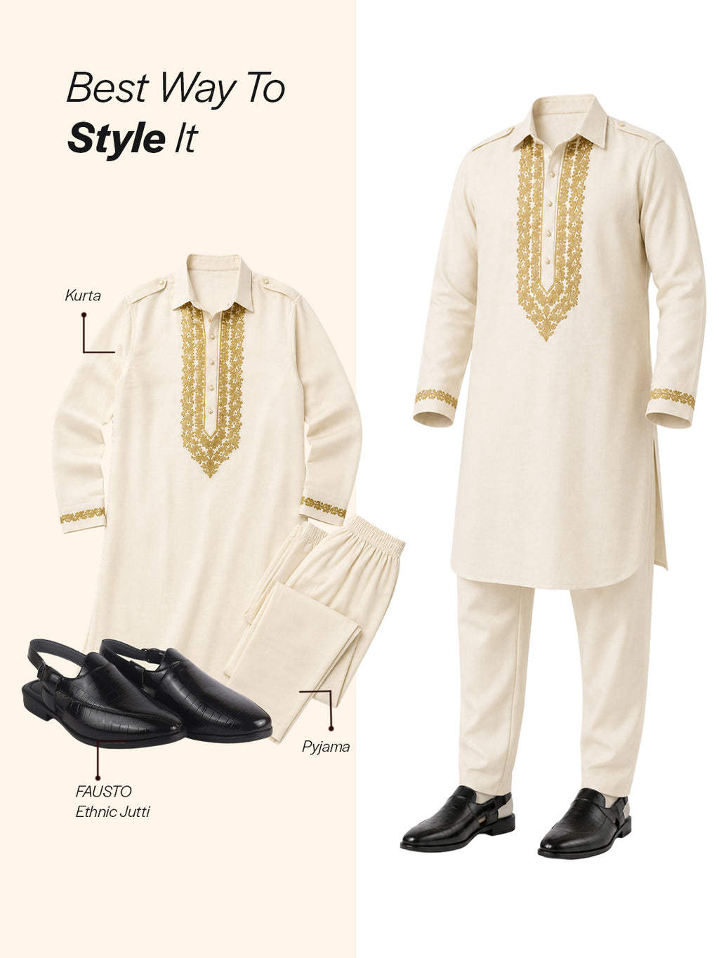 men croc print Peshawari chappal