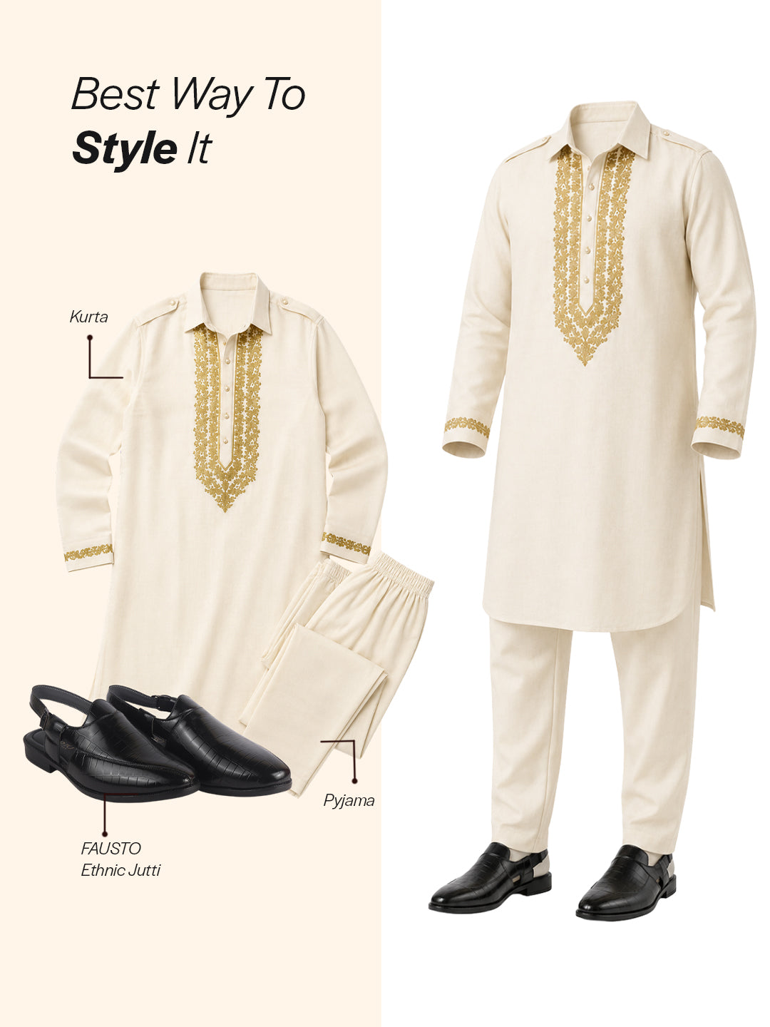 men croc print Peshawari chappal