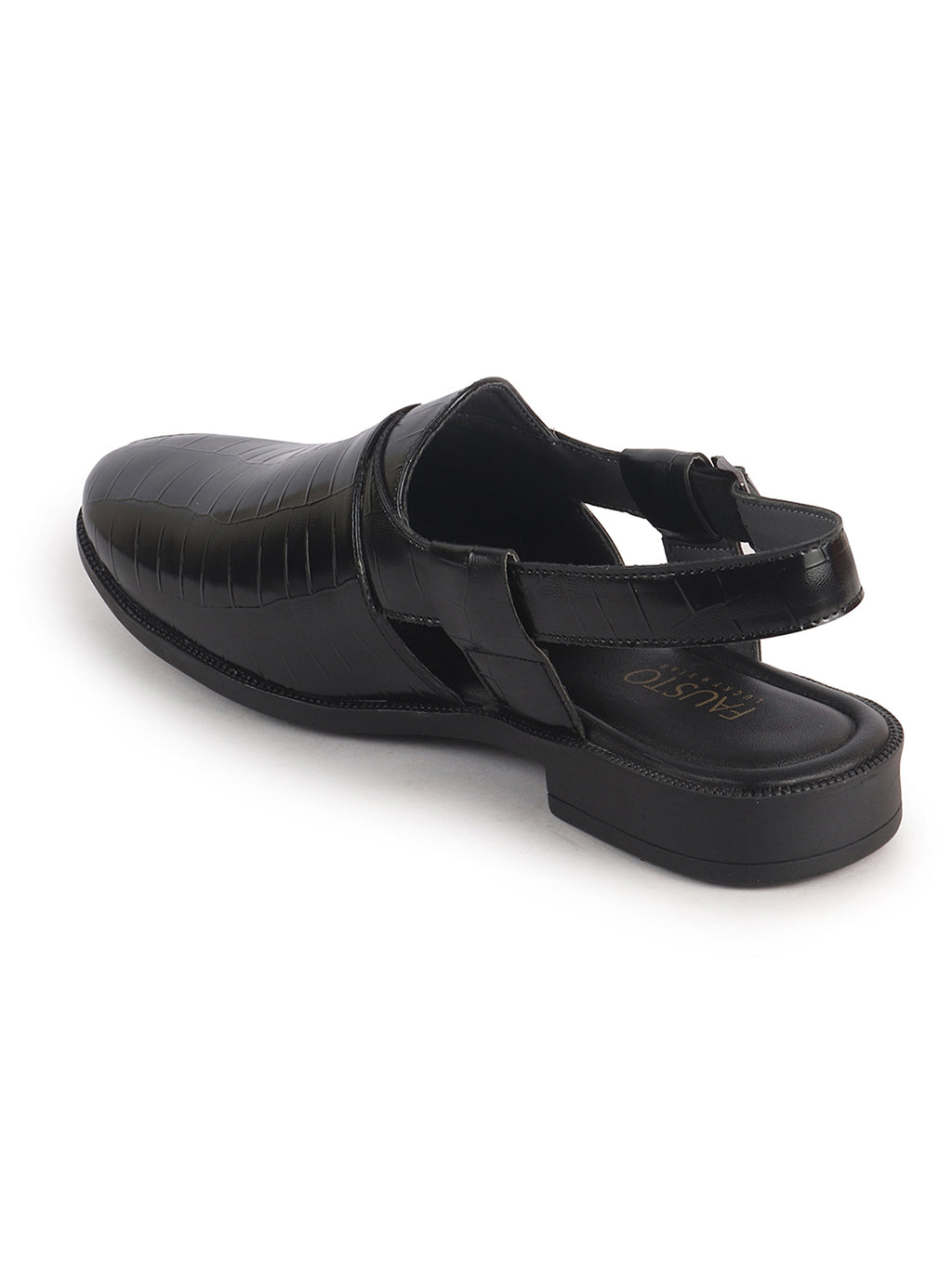 men formal slingback sandals croc