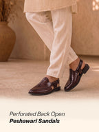 textured leather luxury chappal men