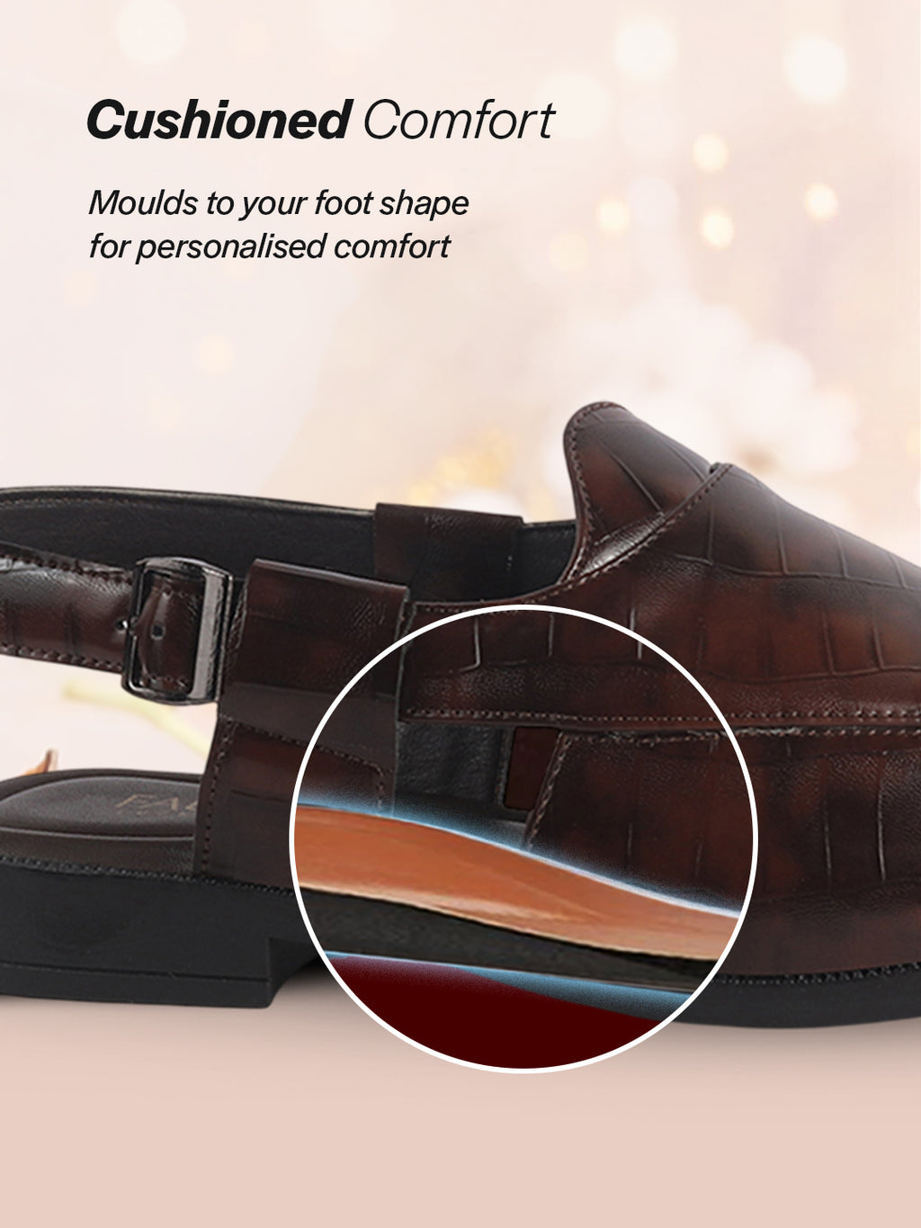 textured leather luxury chappal men