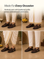 textured leather luxury chappal men