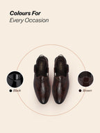 textured leather luxury chappal men