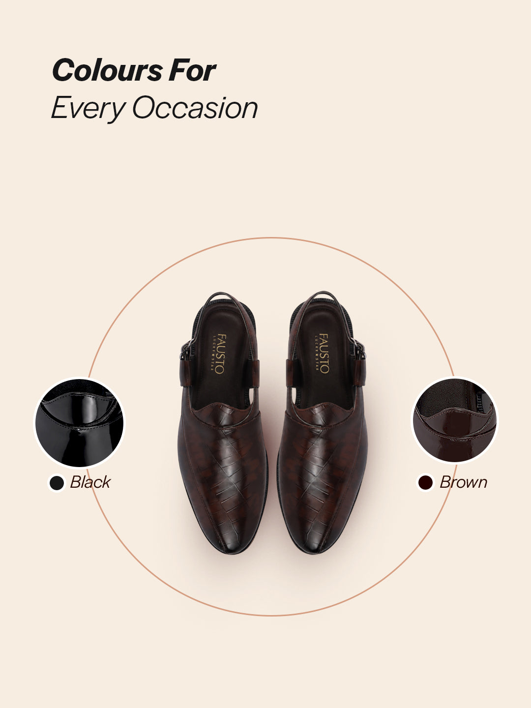 textured leather luxury chappal men