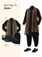 men studded Peshawari chappal
