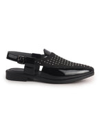 ethnic dress sandals with stone work