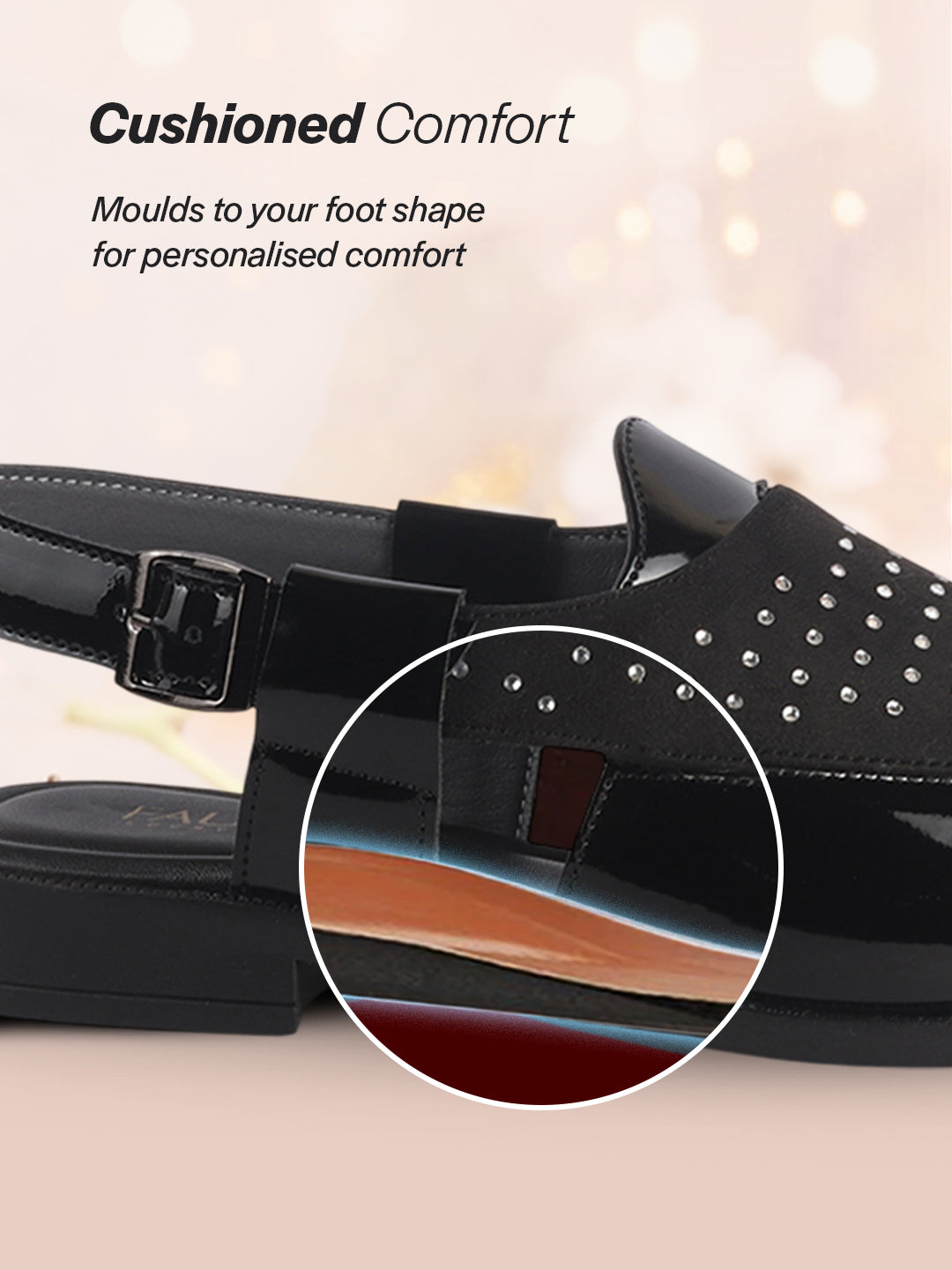 men studded Peshawari chappal