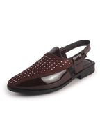 luxury decorated kaptaan chappal