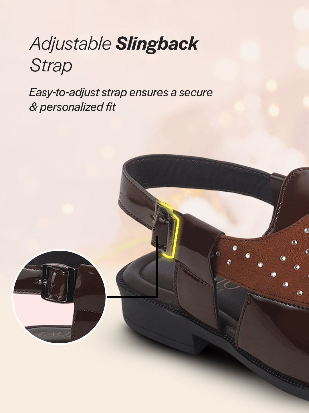 shiny traditional footwear for men