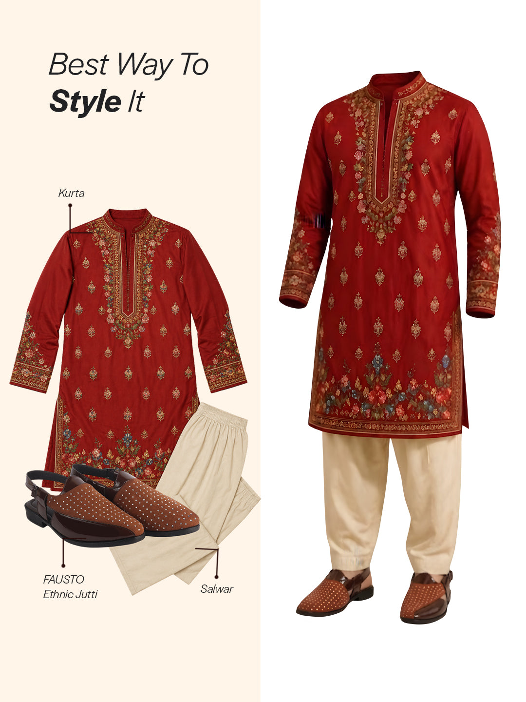 shiny traditional footwear for men