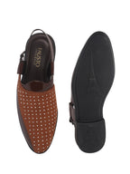 rhinestone embellished sandals for men
