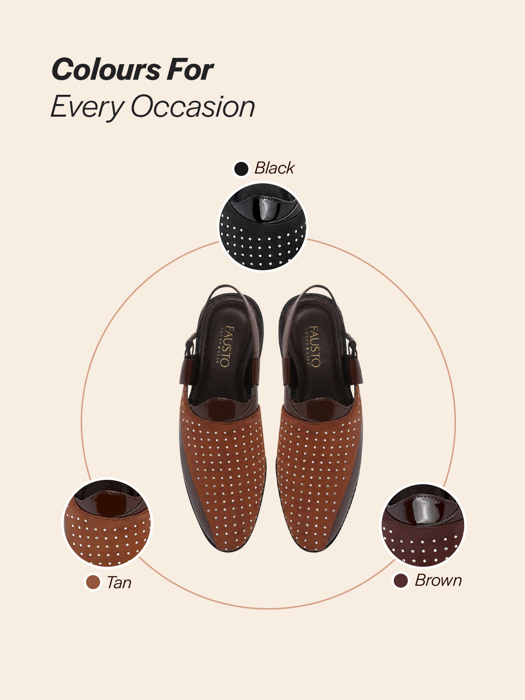 shiny traditional footwear for men