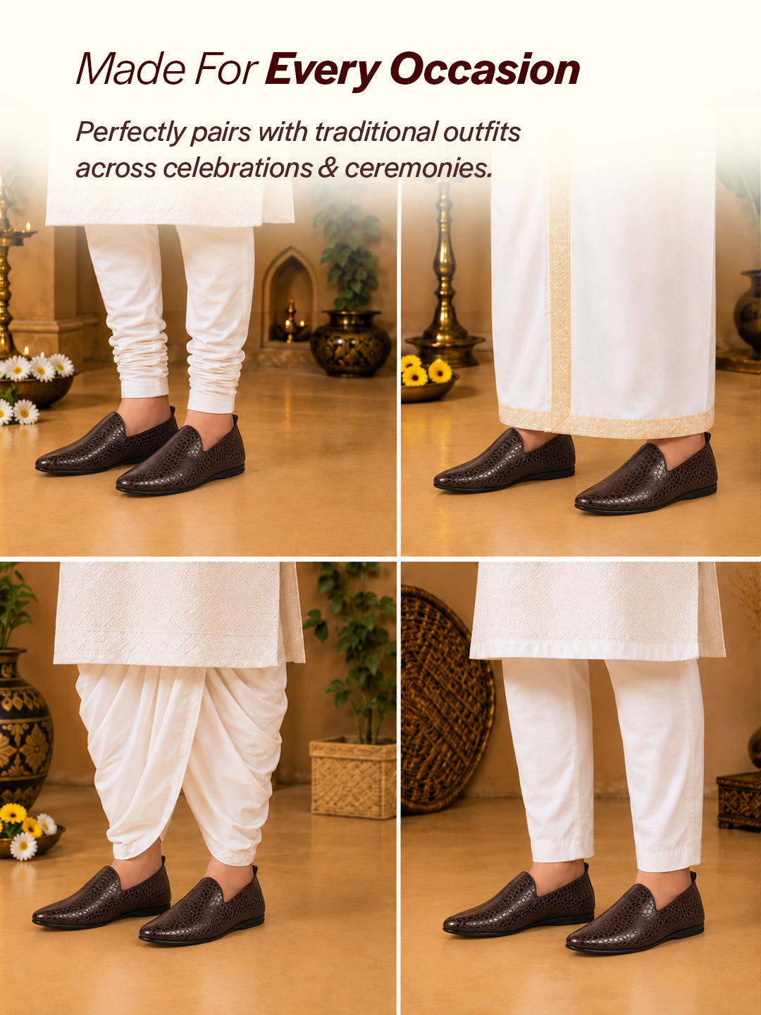 festive festive wear ghungroo flat