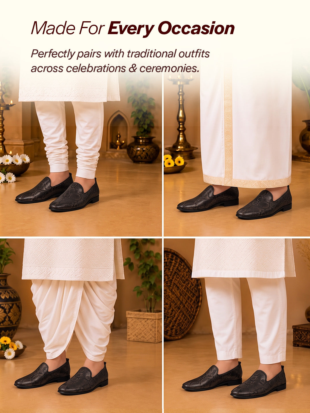 festive festive wear ghungroo flat
