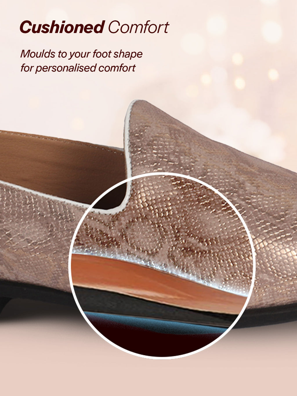 Men Tan Lightweight Textured Prom Slip On Ethnic Wedding Juttis | Soft Inner Lining Festive Mojaris for Kurta | Traditional Outfit Slip-Ons with Memory Cushioned Insole