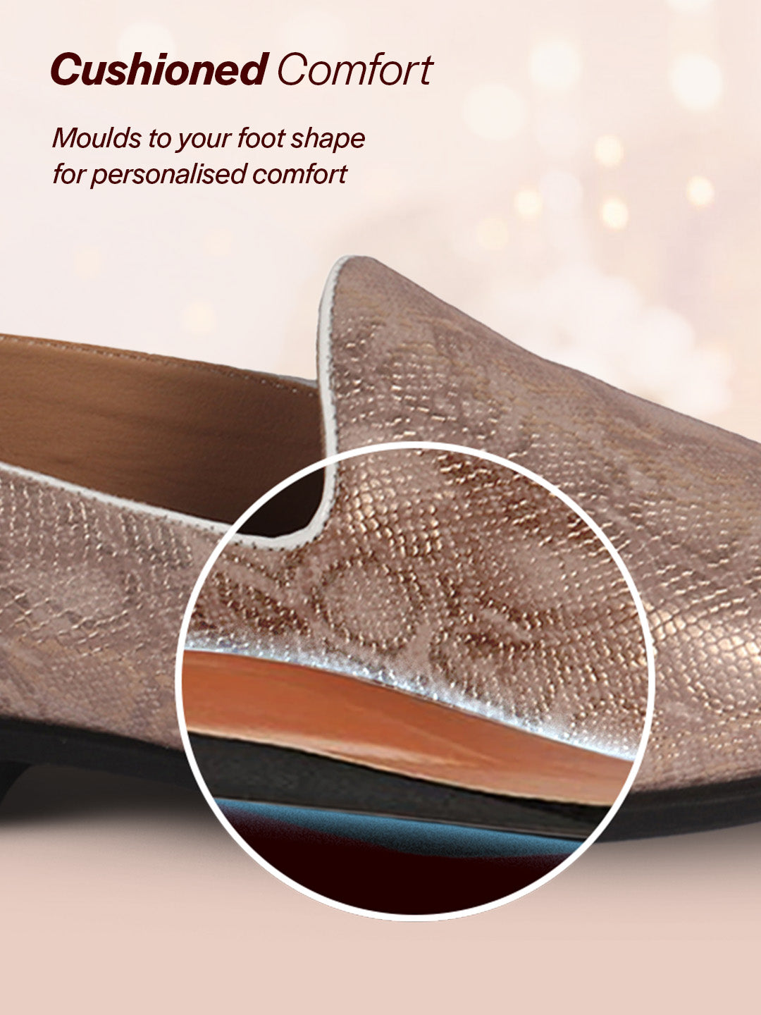 Men Tan Lightweight Textured Prom Slip On Ethnic Wedding Juttis | Soft Inner Lining Festive Mojaris for Kurta | Traditional Outfit Slip-Ons with Memory Cushioned Insole