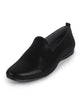 Men Black Textured Festive Wedding Classic Prom Slip On Mojaris | Soft Inner Lining Ethnic Juttis for Kurta | Traditional Outfit Slip-Ons with Memory Cushioned Insole