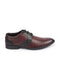 Shop Men Brown Wedding Party Genuine Leather Embossed Design Oxford Lace Up Shoes Online.