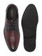 Shop Men Brown Wedding Party Genuine Leather Embossed Design Oxford Lace Up Shoes Online.