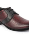 Shop Men Brown Wedding Party Genuine Leather Embossed Design Oxford Lace Up Shoes Online.