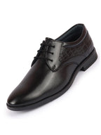 shop men black wedding party embossed design oxford lace up shoes online.