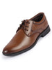 Men Tan Wedding Party Embossed Design Oxford Lace Up Shoes