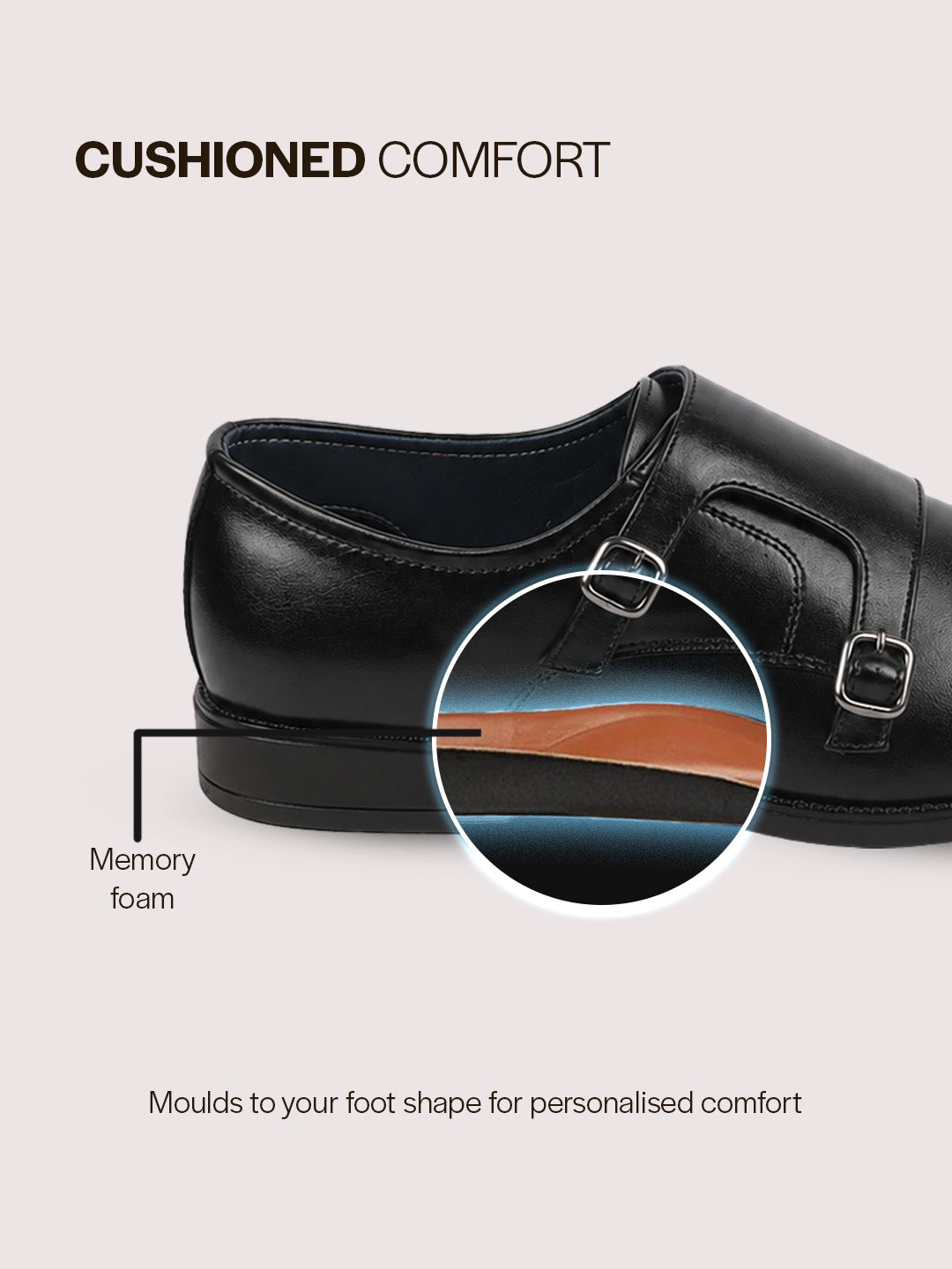 men black formal wedding party double monk strap shoes