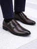 Men Brown Formal Wedding Party Double Monk Strap Shoes