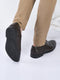 men brown formal office work lace-up derby shoes