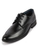 Men Black Formal Office Comfort Lace-Up Derby Shoes